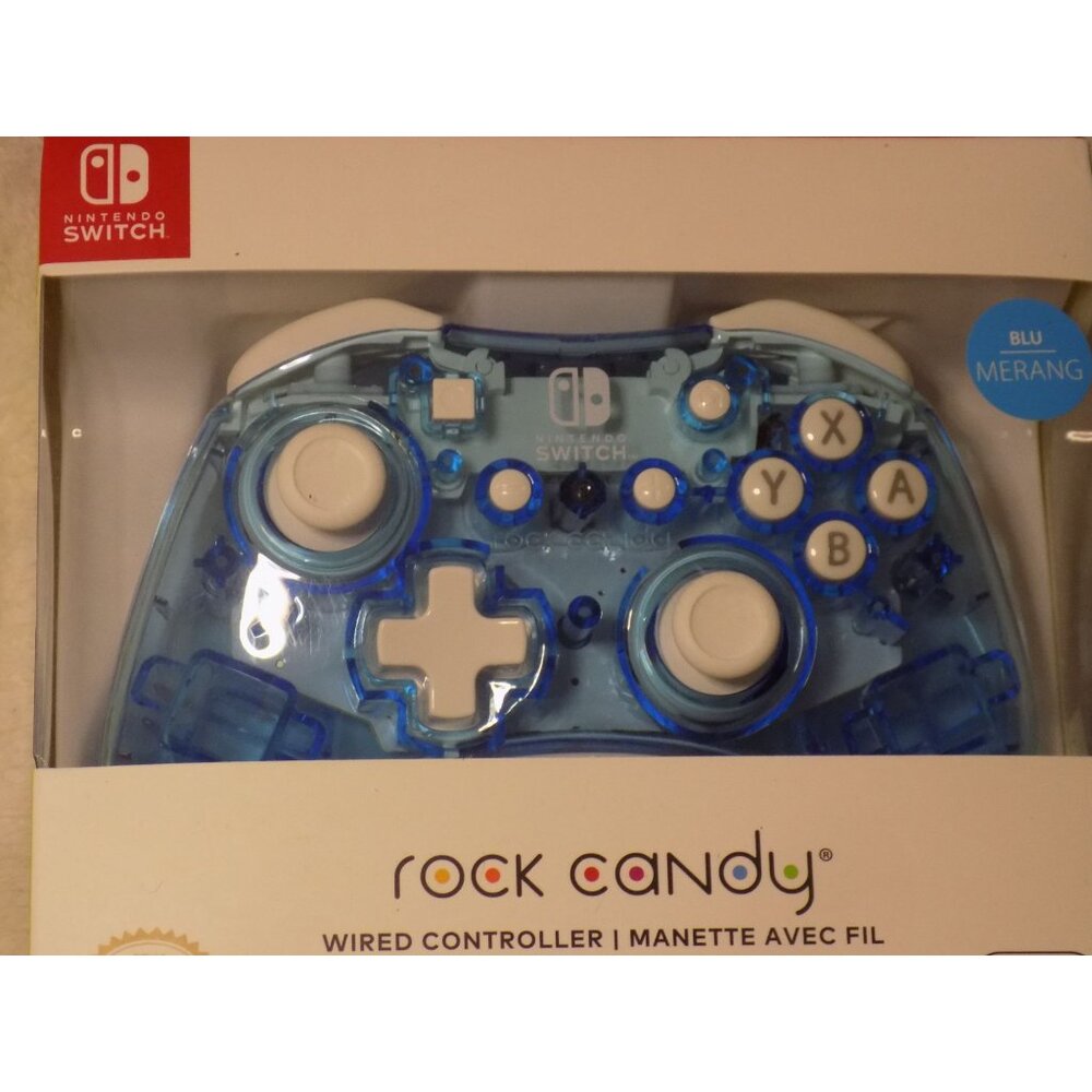 Rock Candy Wired Controller for Nintendo Switch - Blu Merang Color - New - Picture 5 of 5